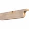 Ekena Millwork Del Monte Smooth Rafter Tail, Douglas Fir, 3 1/2"W x 8"H x 36"L RFT04X08X36DEL00SDF - alternate 1